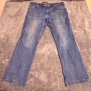 Duluth Trading Co Ballroom‎ Double Flex Jeans Men's Blue Denim Straight 40x32